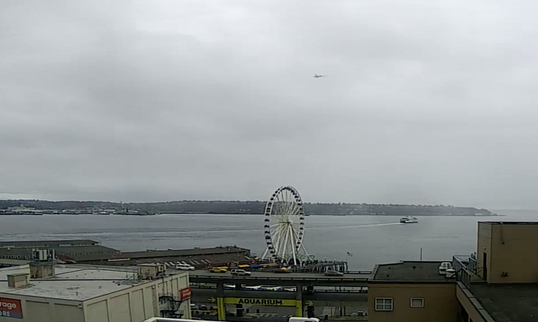 Seattle Waterfront Webcam SWW Single Blue Angel 08 02 2018