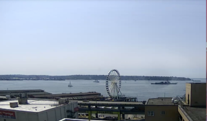Seattle Waterfront Webcam Navy Ship Fleet Week 07 31 2018