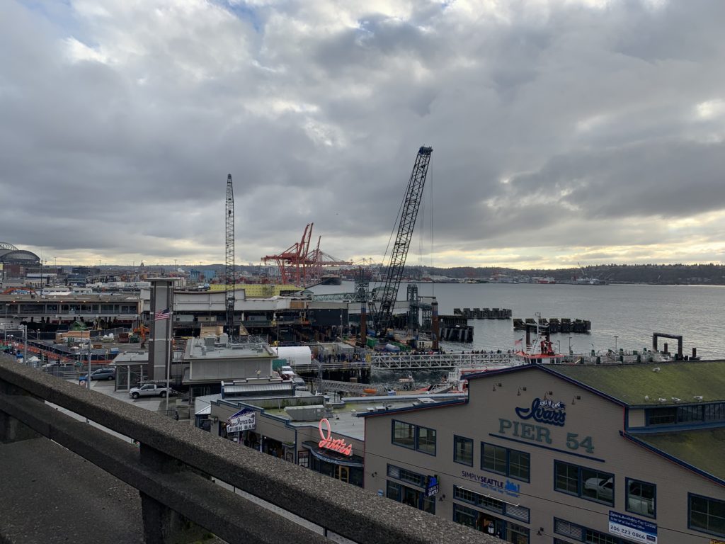 Seattle Waterfront Webcam Ivar's View 02 02 2019