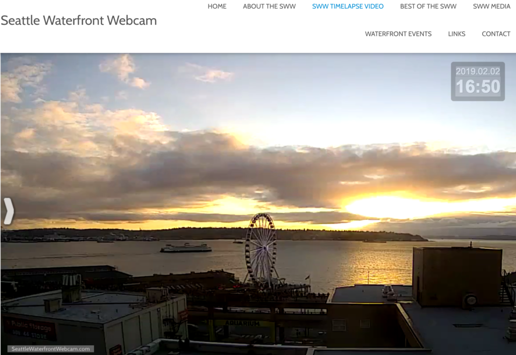 SWW Sunset with People on the Viaduct 02 02 2019